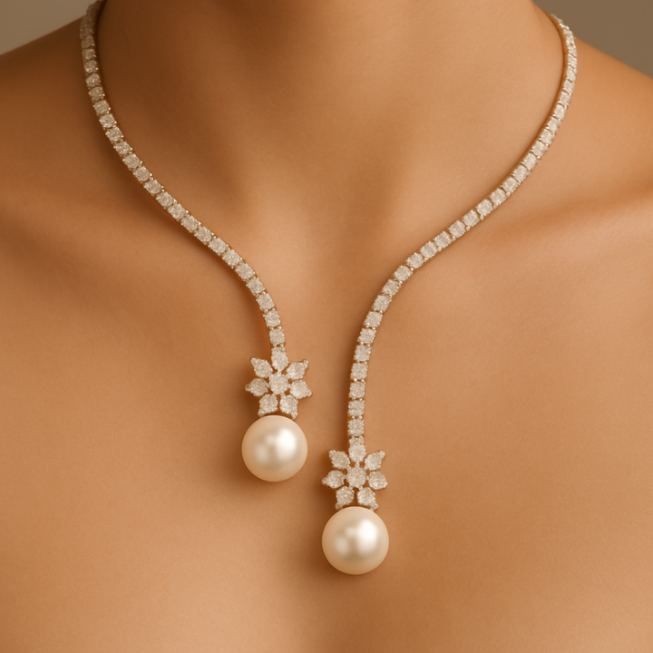 Shiny Pearls Necklace