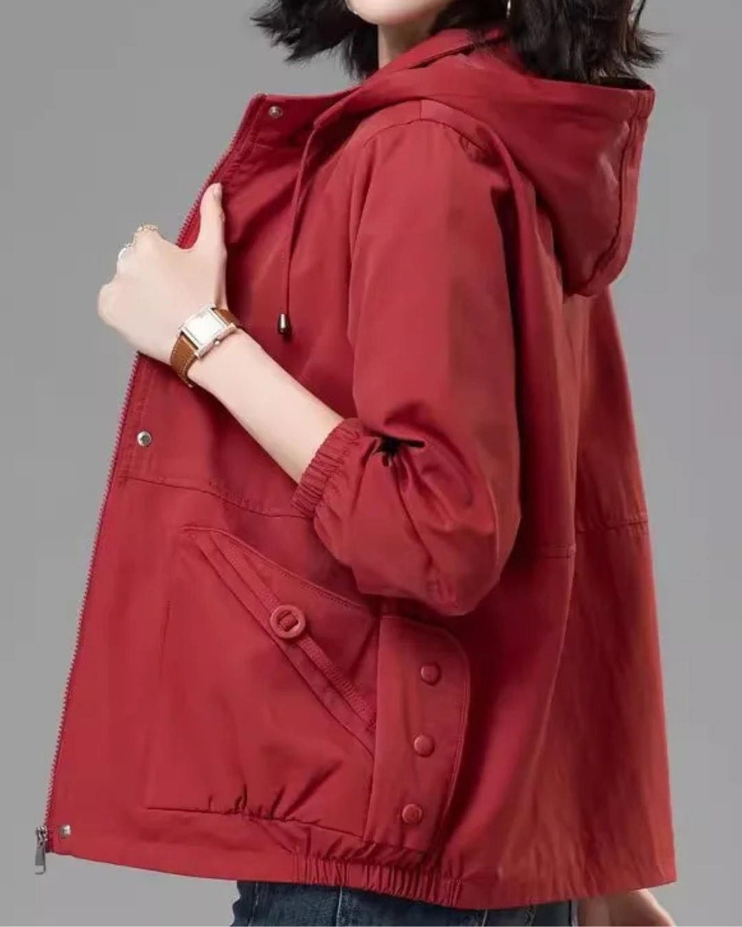 Hooded Baseball Jacket