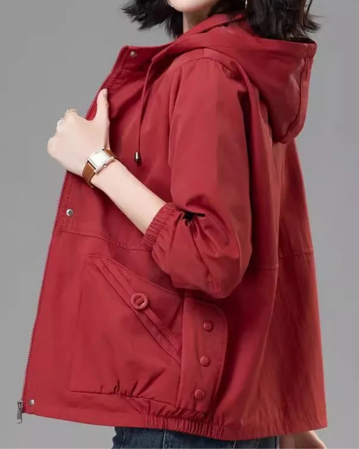 Hooded Baseball Jacket