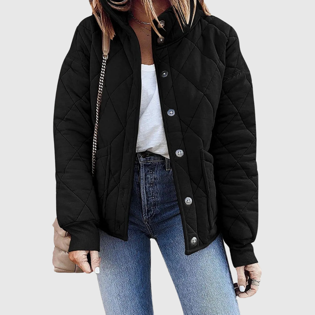 Quilted Button Summer Jacket