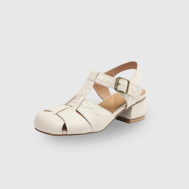 Square Toe Chunky Heel Shoes
