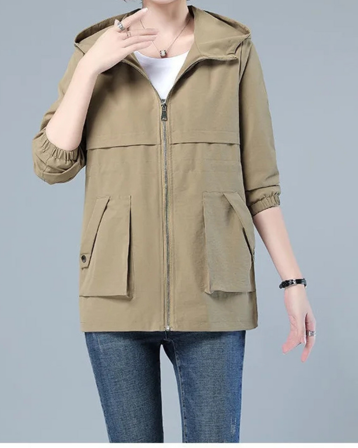 Loose Zipper Lightweight Jacket