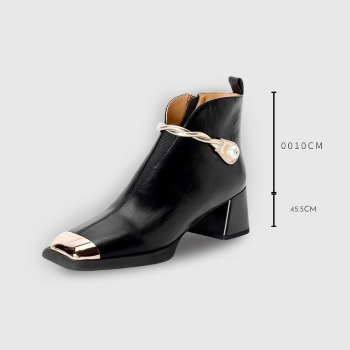 Square Toe Ankle Boots