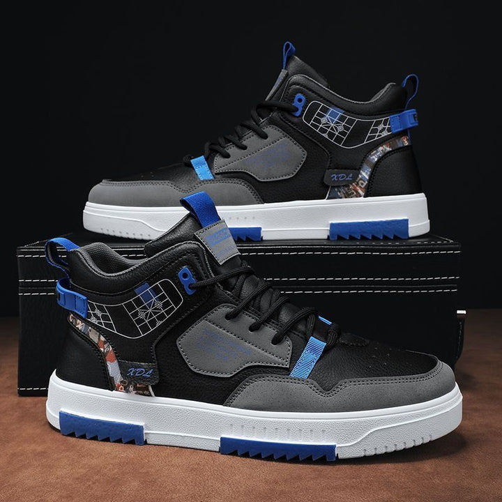 High-top Men's Flat Sneakers