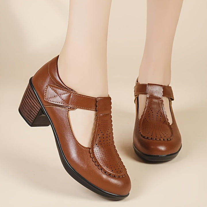 Chunky Heel Dress Shoes