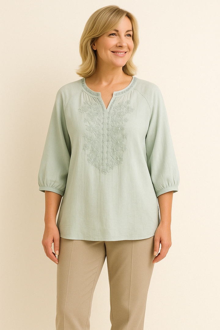 V-neck Blouse