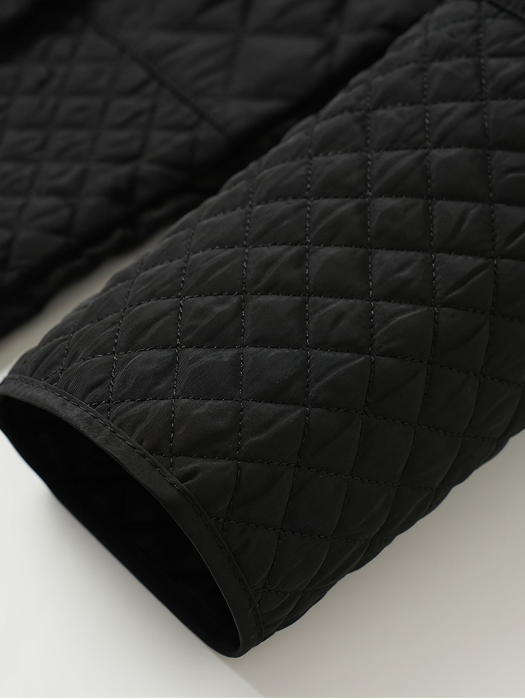 Diamond-Shaped Long Thin Coat for Women