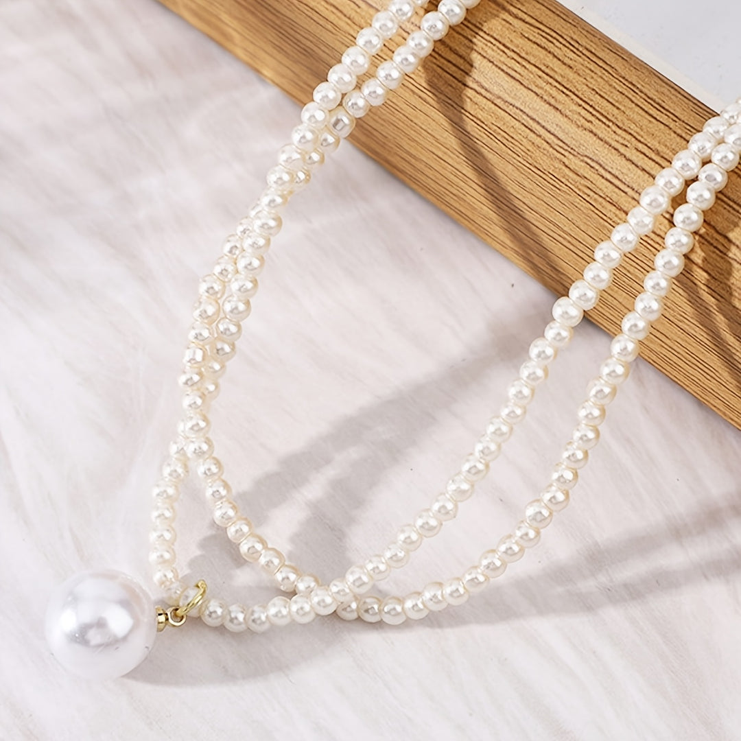 Women's Vintage Double Strand Necklace