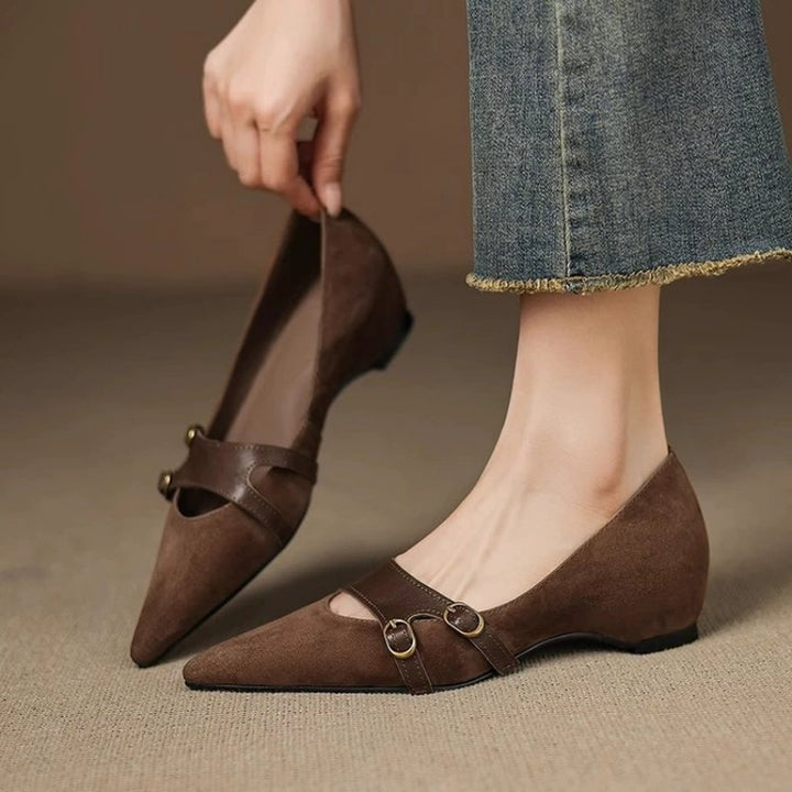 Pointed Toe Mary Jane Flats