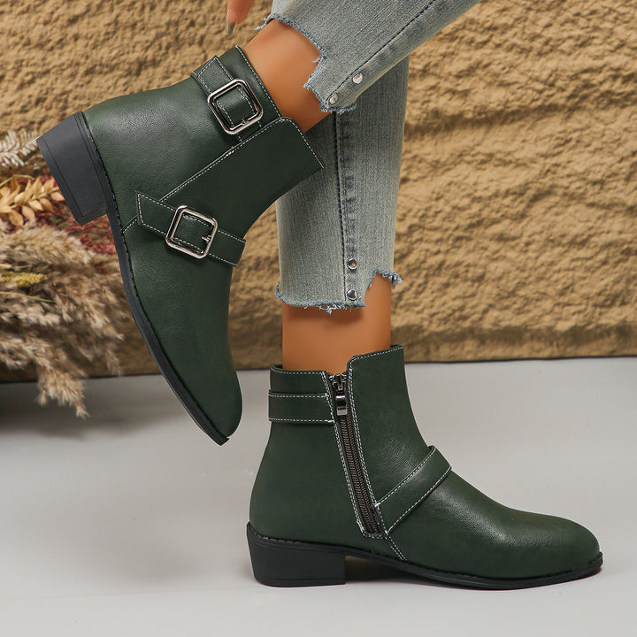 Women's Chunky Heel Ankle Boots