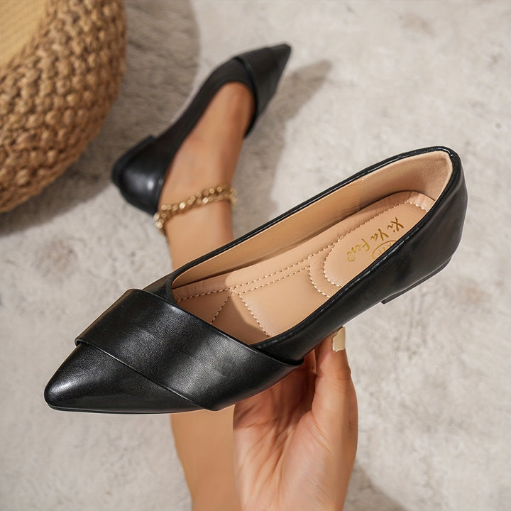 Pointed Toe Slip-On Shoes