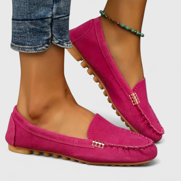 Soft Flat Square Toe Loafers