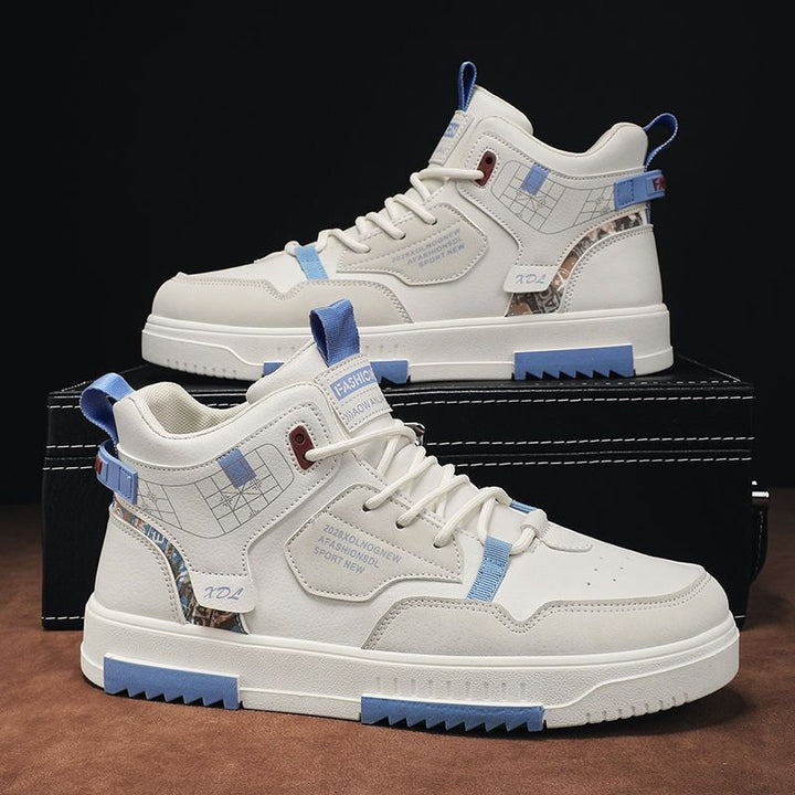 High-top Men's Flat Sneakers