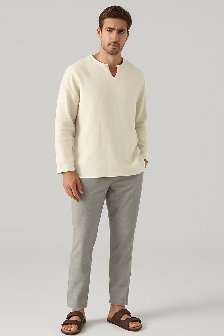 Linen Long Sleeve Shirt