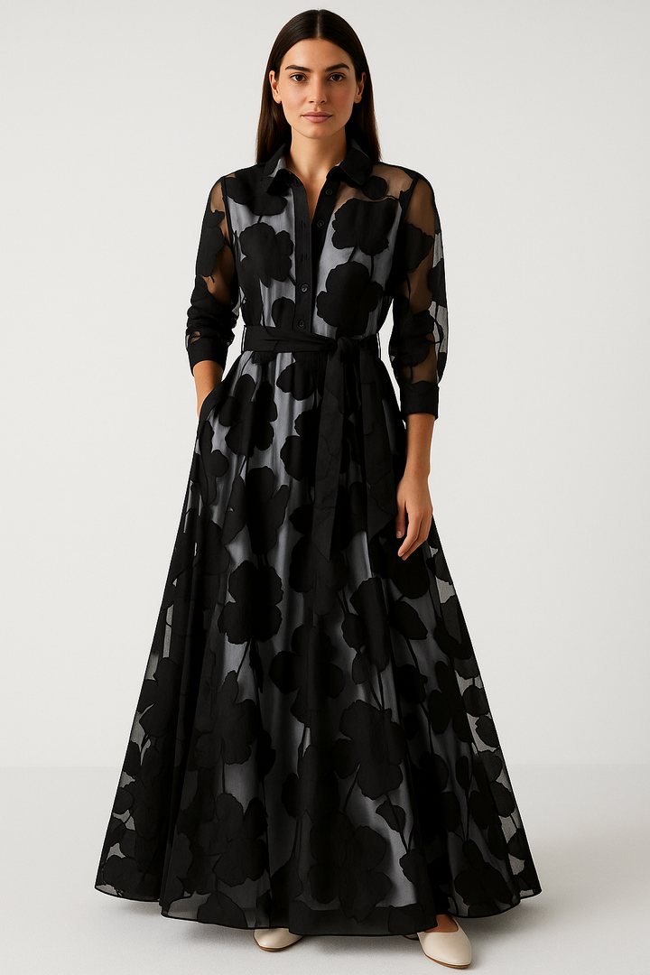Jacquard Maxi Dress