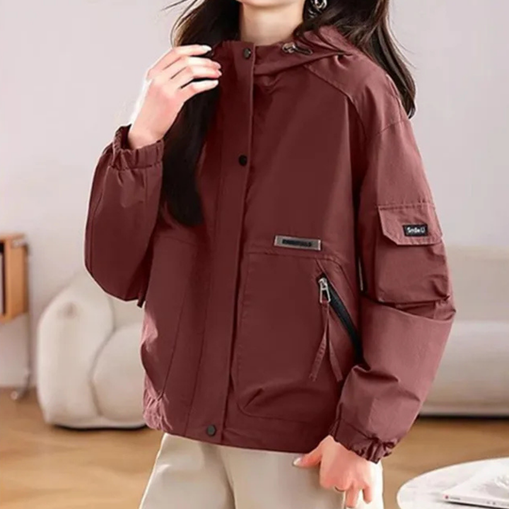 Thin Short Windbreaker Coat