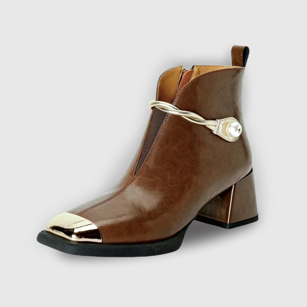 Square Toe Ankle Boots