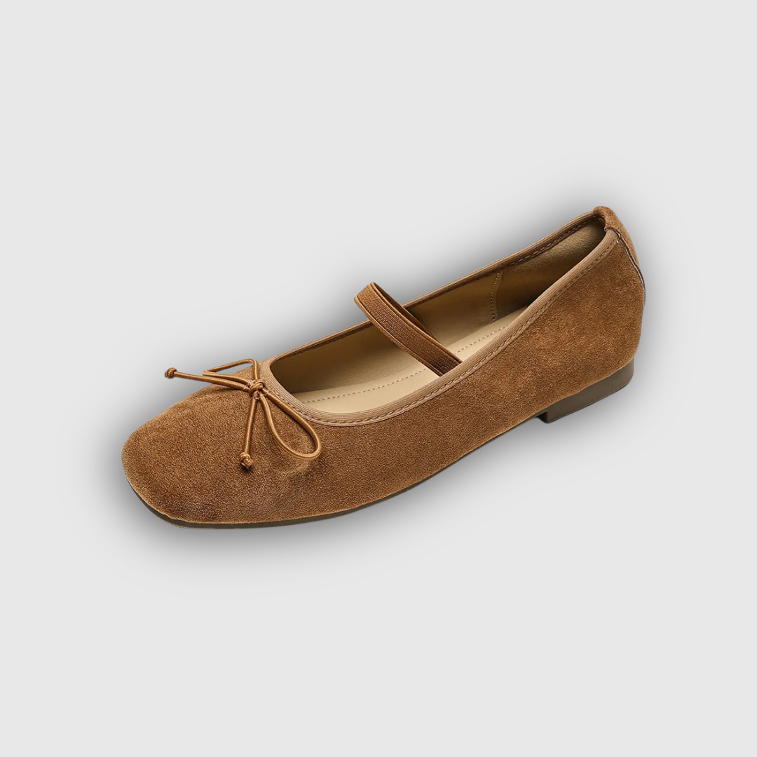 Square Toe Bow Design Mary Janes