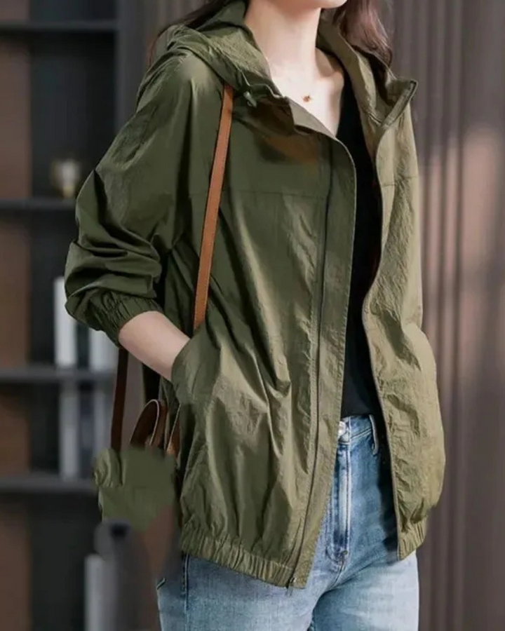 Loose Hooded Jacket
