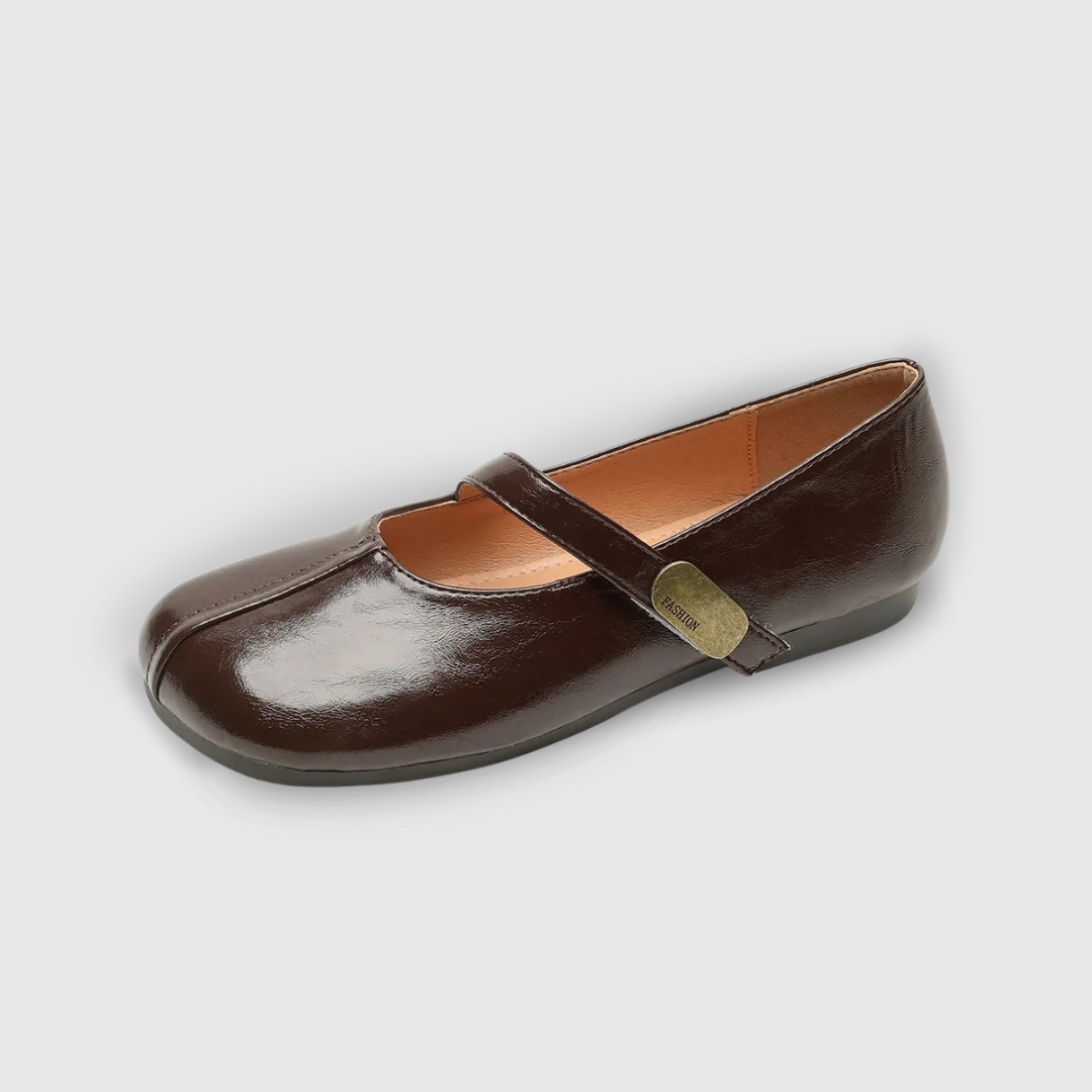 Round Toe Design Mary Jane Shoes