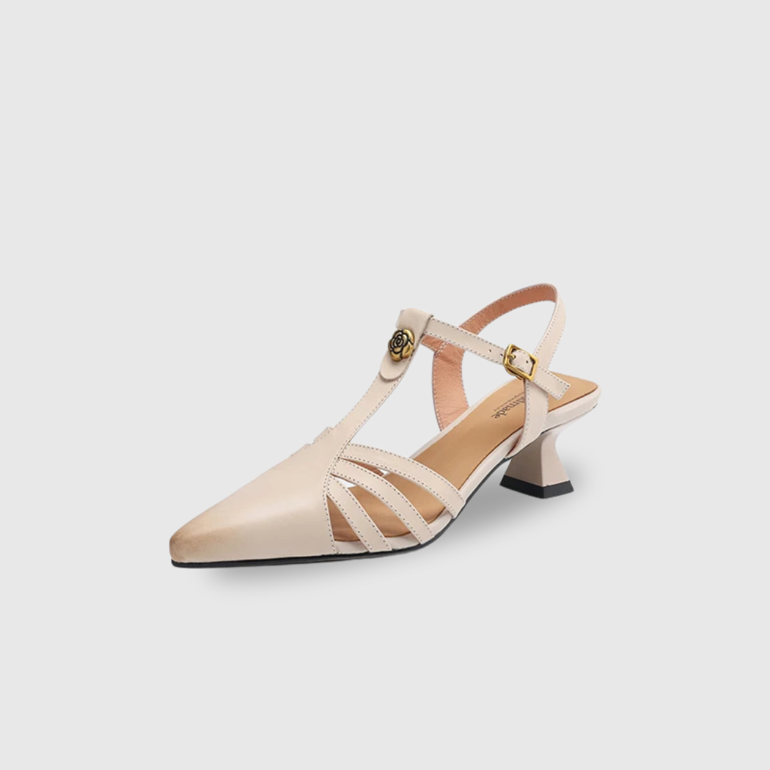 Covered Pointed Toe Shoes