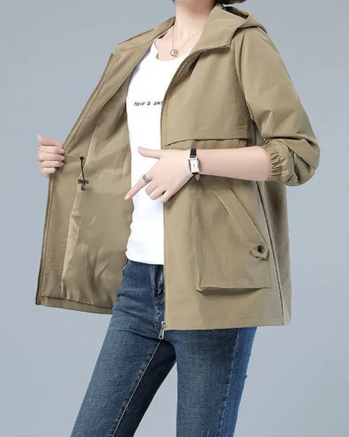 Loose Zipper Lightweight Jacket