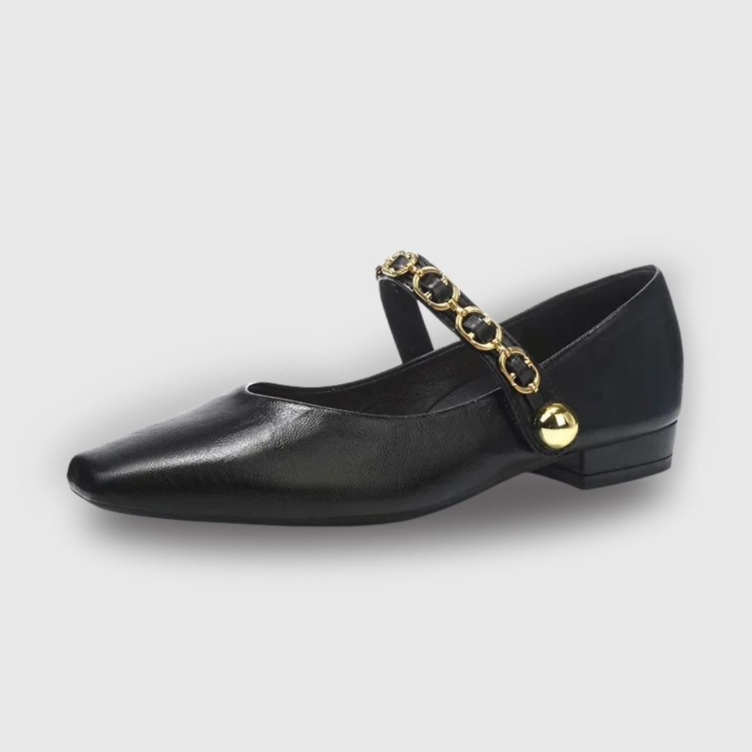 French Mary Jane Flats