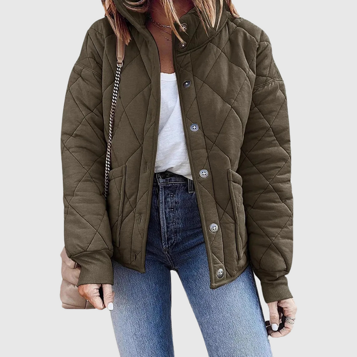 Quilted Button Summer Jacket