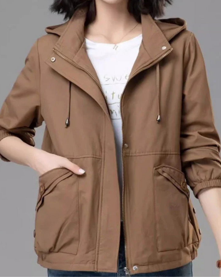 Hooded Baseball Jacket