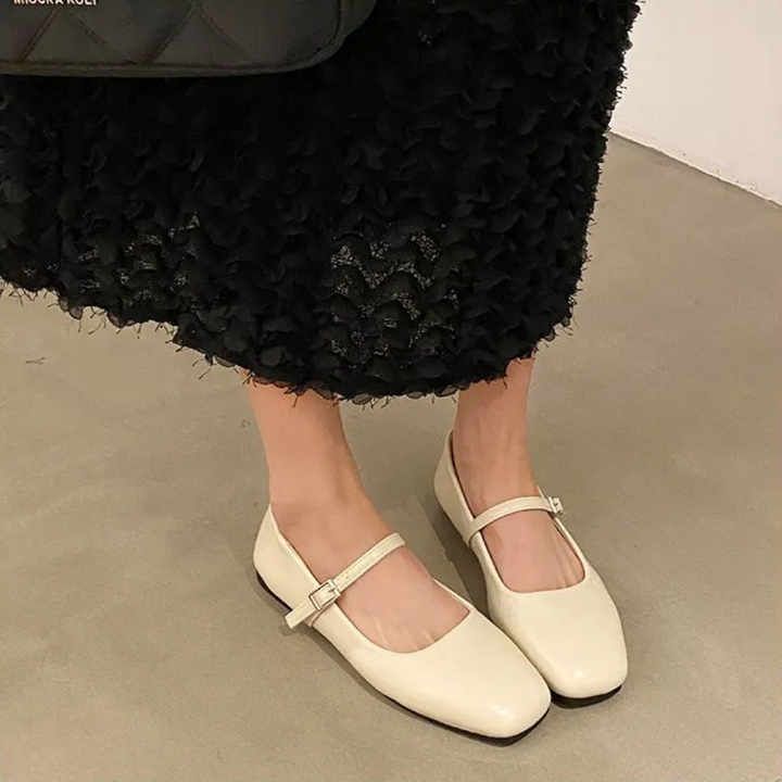 Square Head French Flats