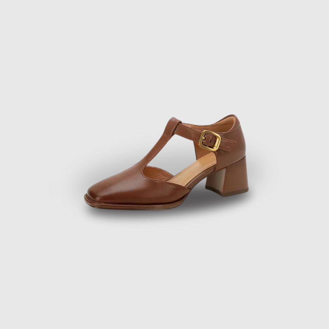 Mid Heel Retro Mary Janes