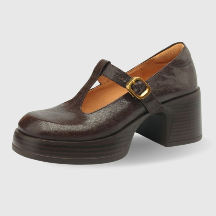 High Heel Mary Janes Sandals