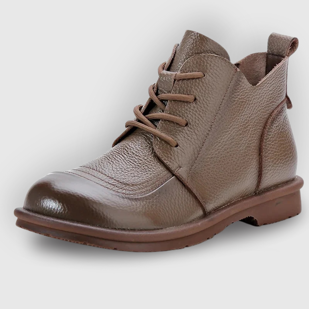 Low Heel Retro British Style Ankle Boots