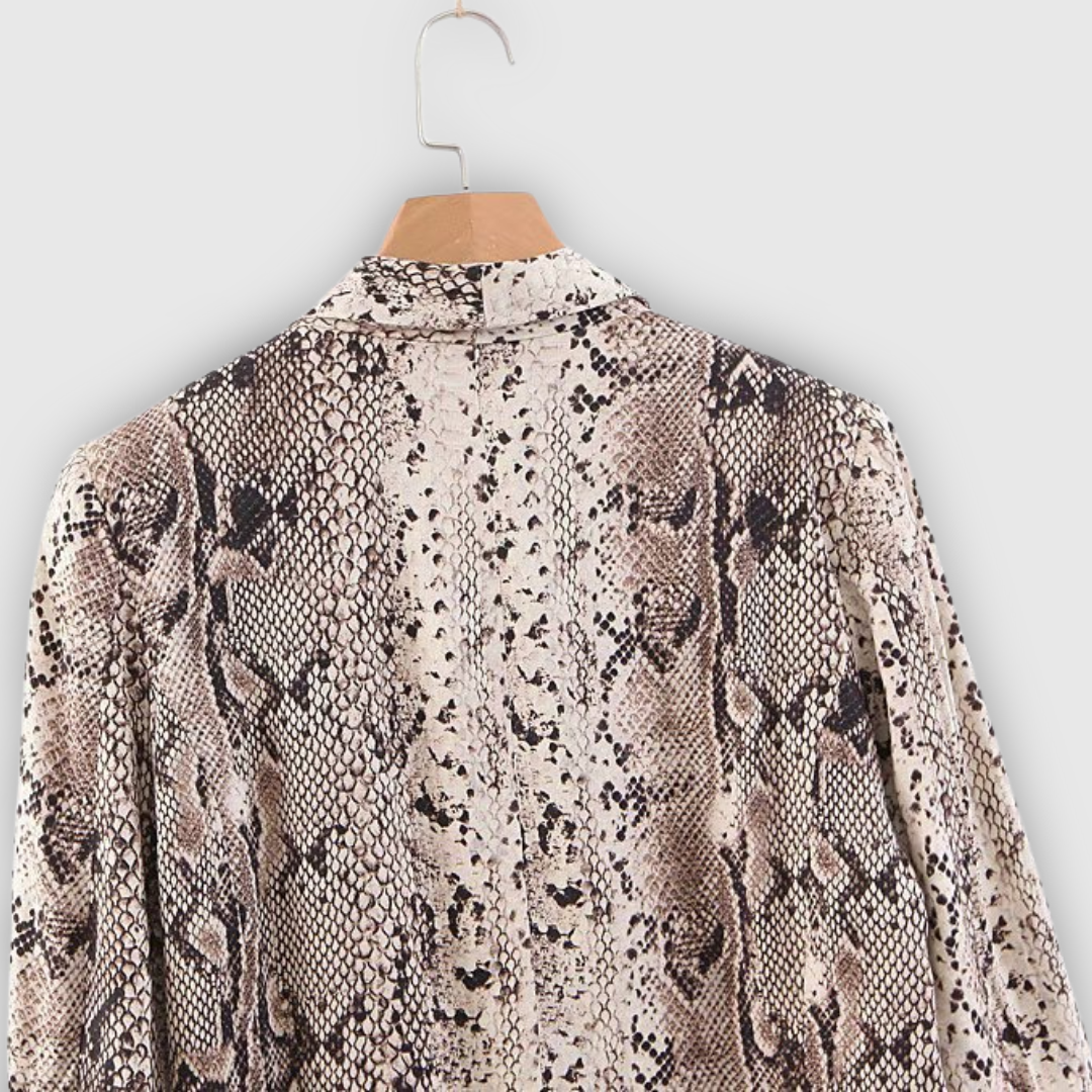 Snake print Blazer