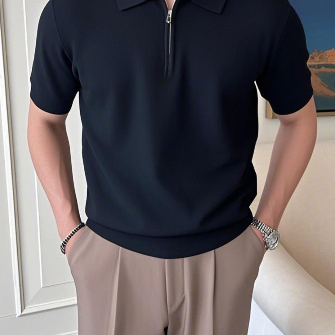 Zipped Polo