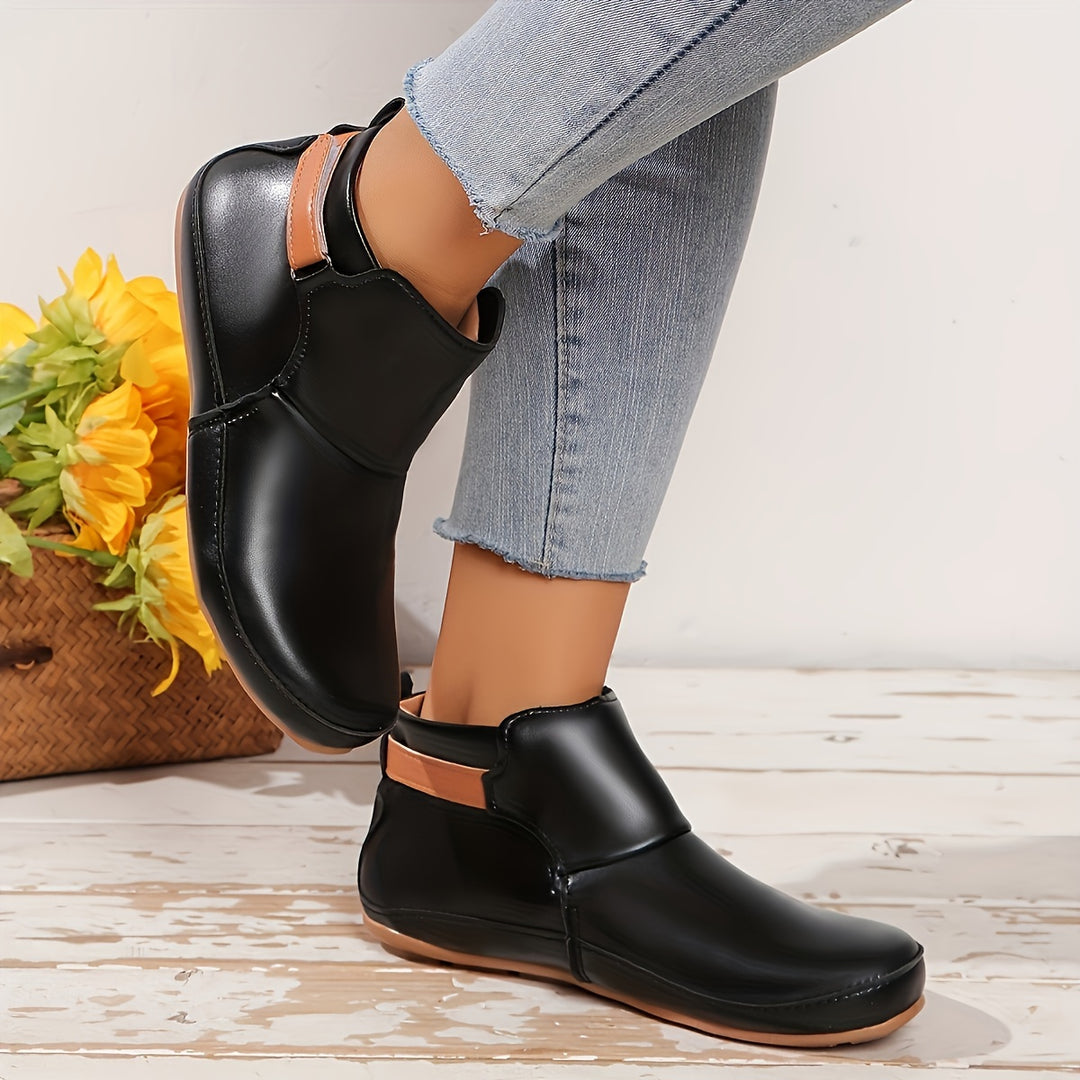 Soft Sole Platform Slip on Casual Boots