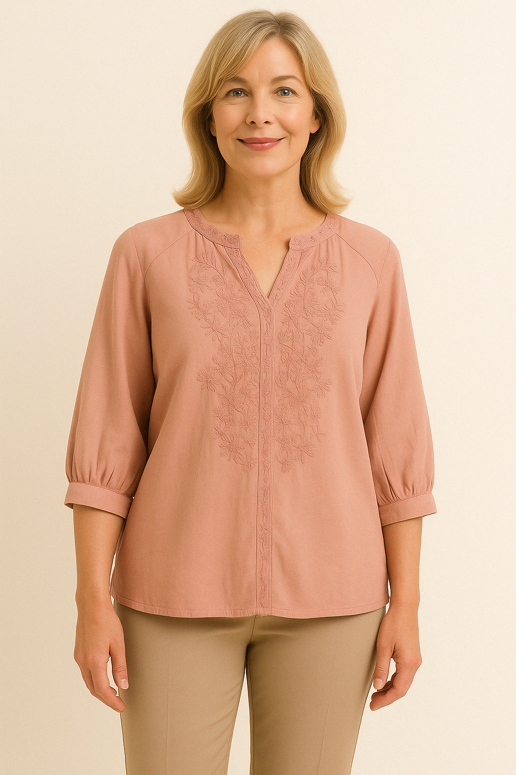 V-neck Blouse