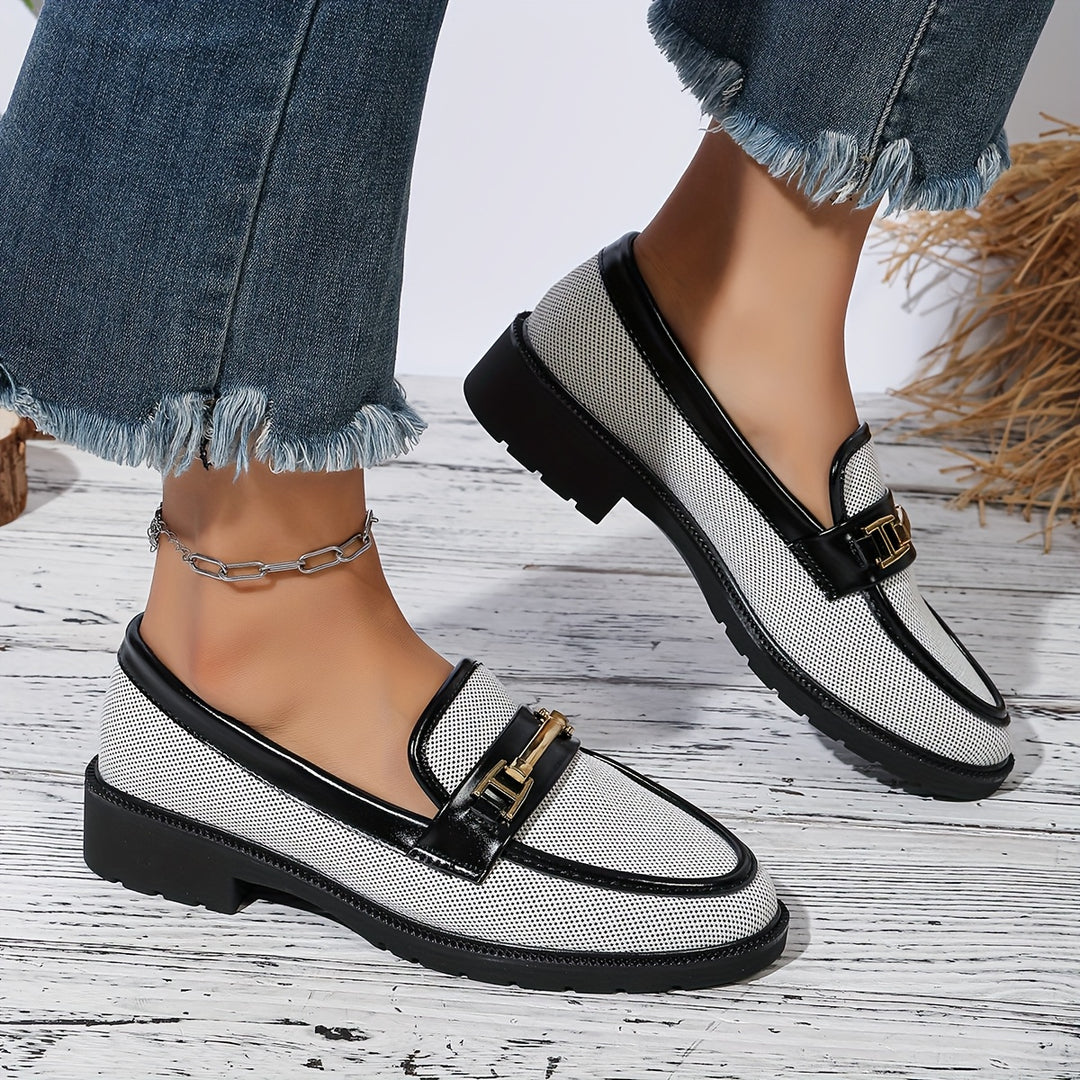 British Retro Slip-On Loafers