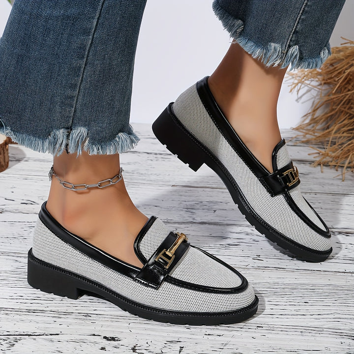 British Retro Slip-On Loafers