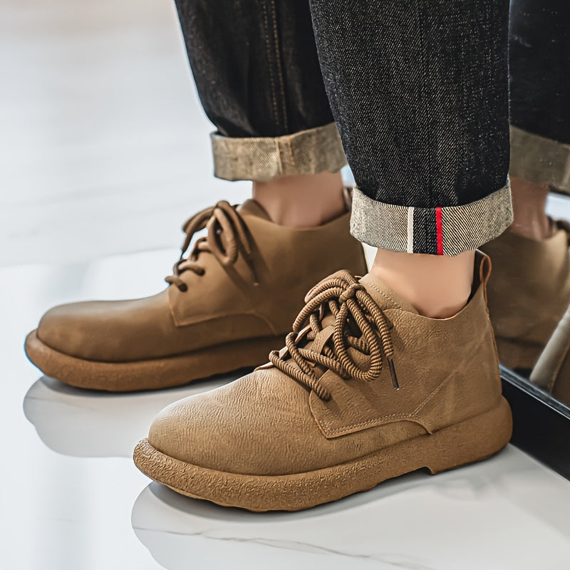 Retro Chunky Platform Work Shoes