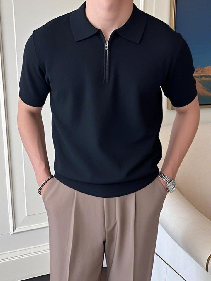 Zipped Polo