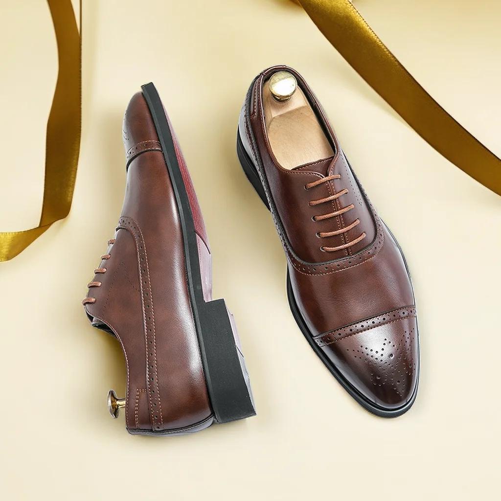 Brogue Style Business Shoes