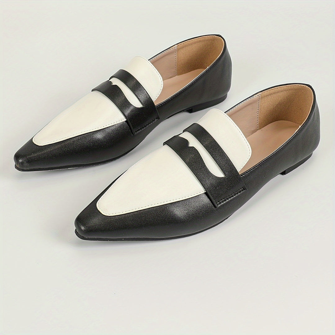 Pointed Toe Slip On Shoes