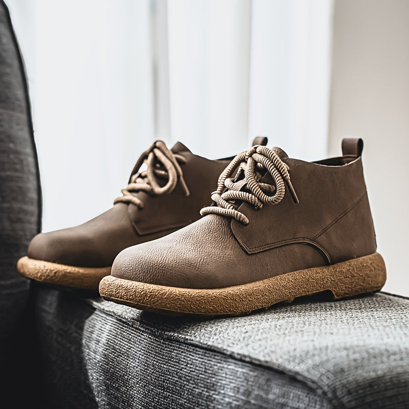 Retro Chunky Platform Work Shoes