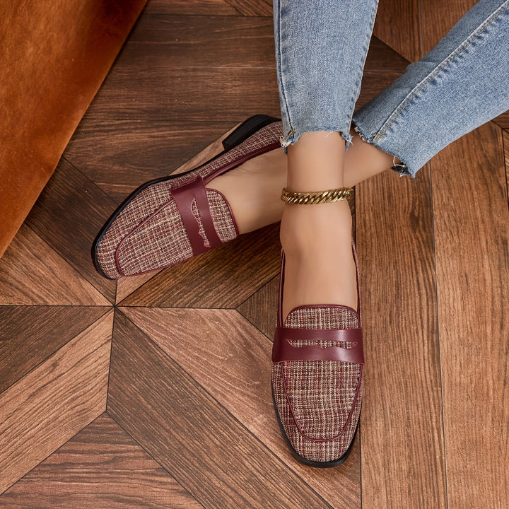 Square Toe Vintage Loafers