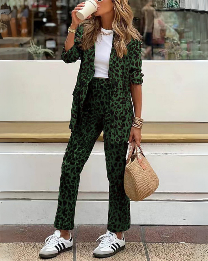 Leopard Two-piece Set