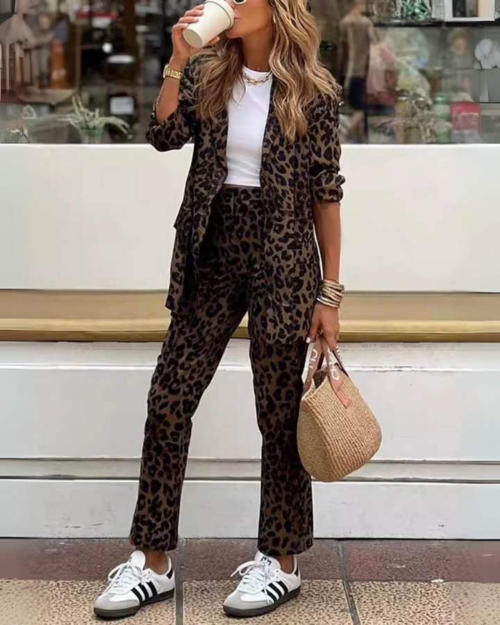 Leopard Two-piece Set
