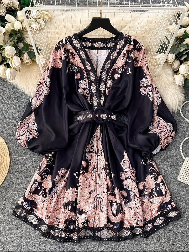 Blue Floral Dress