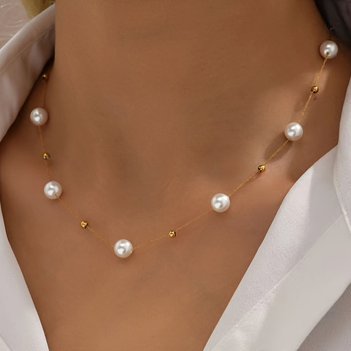 Elegant Baroque Pearl Necklace