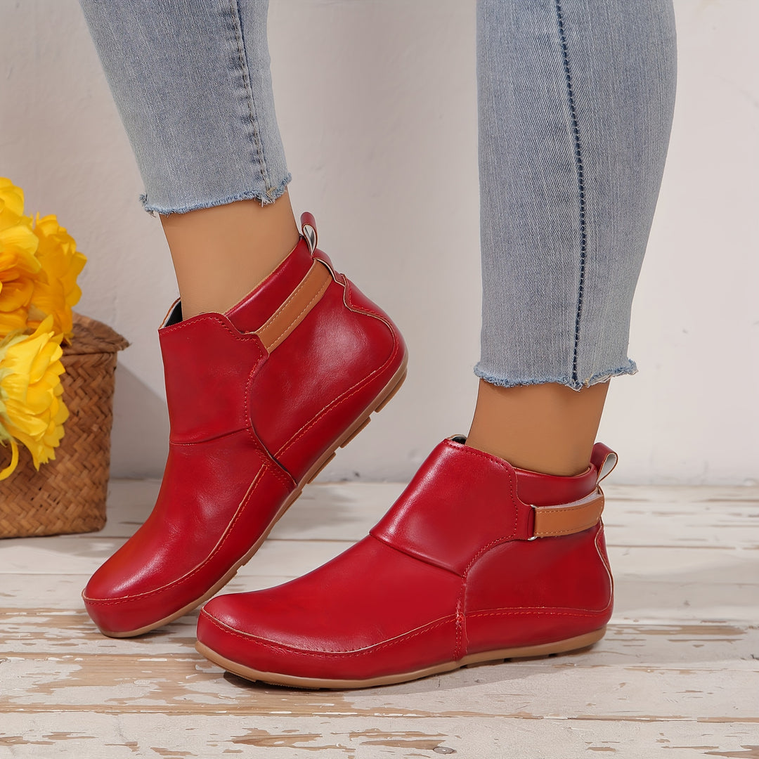 Soft Sole Platform Slip on Casual Boots